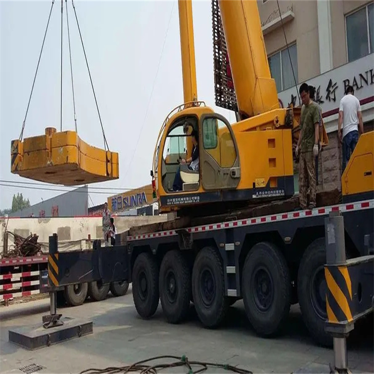 如东县当地吊车出租|机器吊装|75吨|工厂搬迁服务